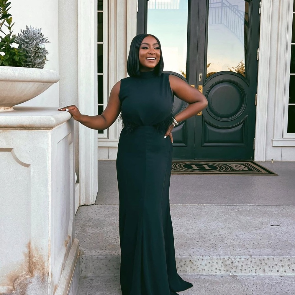 Elegant Black Evening Gown